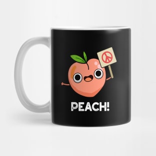 Peach Cute Peach Fruit Pun Mug